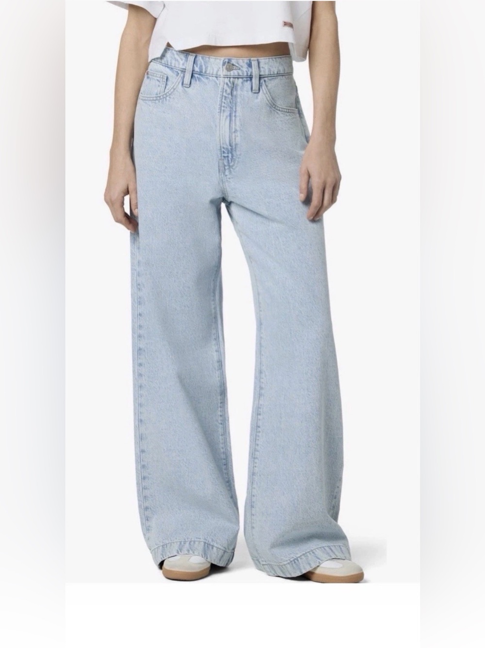 Hudson Women’s Size 28 Light Blue Jeans Jolene Wide Leg Jeans